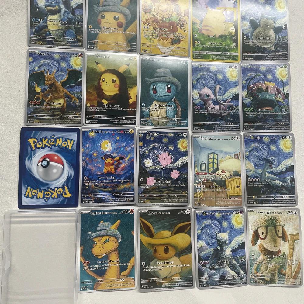 Dessin animé Anime Pokemon Ptcg auto-contrôle Mewtwo Pikachu recueillir commerce Signature carte Fla