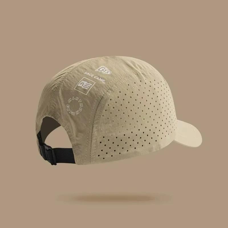 Casquette de baseball unisexe respirante 1 pièce, casquette de golf respirante coupe-vent pour campi