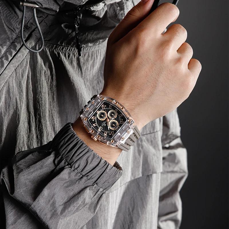 Nouveau NAVIFORCE hommes montres multifonctions à Quartz mode sport chronographe 5ATM étanche bracel