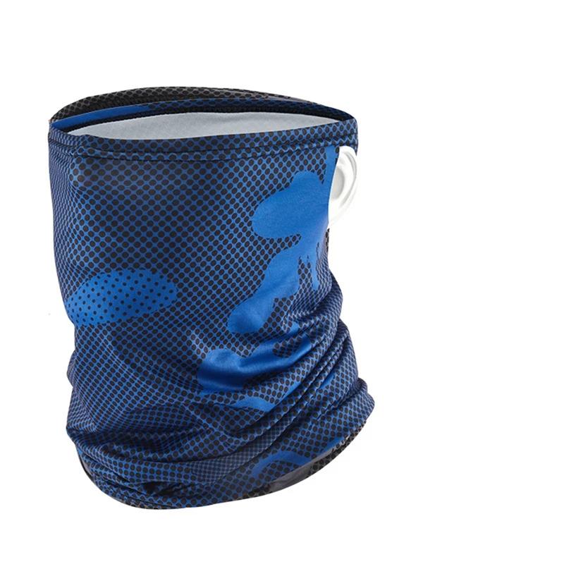 Protection UV glace soie visage couverture cou Tube Sports de plein air Bandana écharpe respirant ra