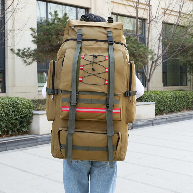 Sac à dos de randonnée et de camping 130L, grand sac de voyage, sac de sport de plein air pour homme