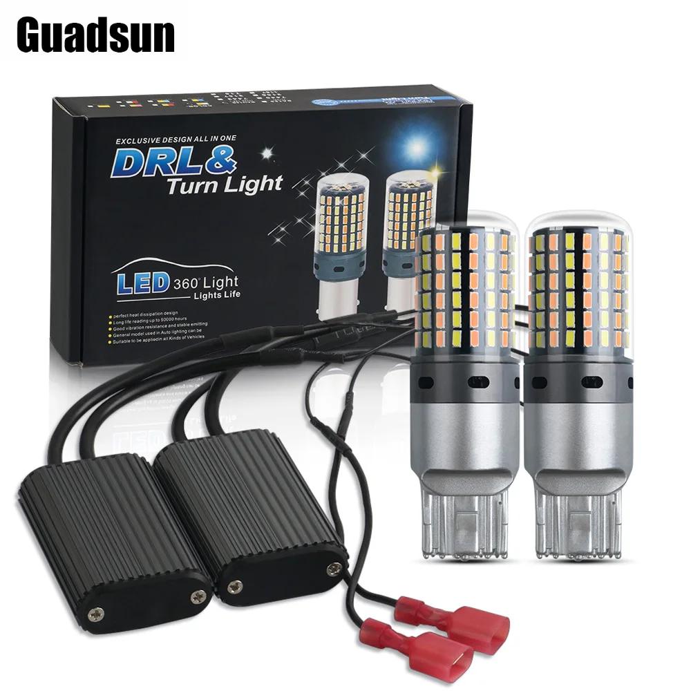 Guadsun-Clignotant LED Canbus No Brave, 1156 BA15S P21W 1156 BAU15S PY21W 7440 W21W T20 3014 120SMD,
