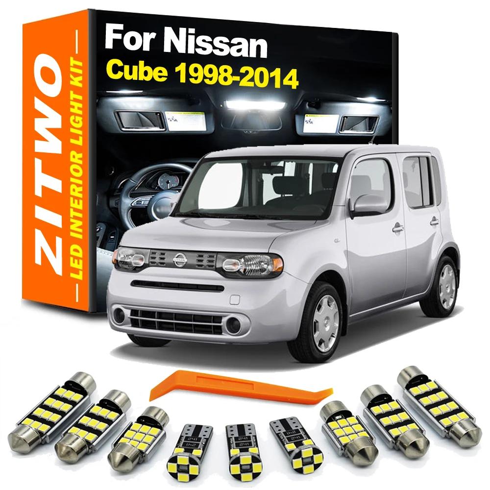ZITWO LED lumière intérieure plaque d'immatriculation ampoule Kit pour Nissan Cube Z10 Z11 Z12 1998-