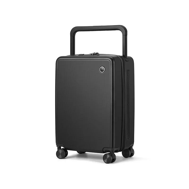 Valise de Voyage à Roulettes avec Fermeture Éclair, Bagage à Main, Trolley TSA, Mot de Passe, USB, 2