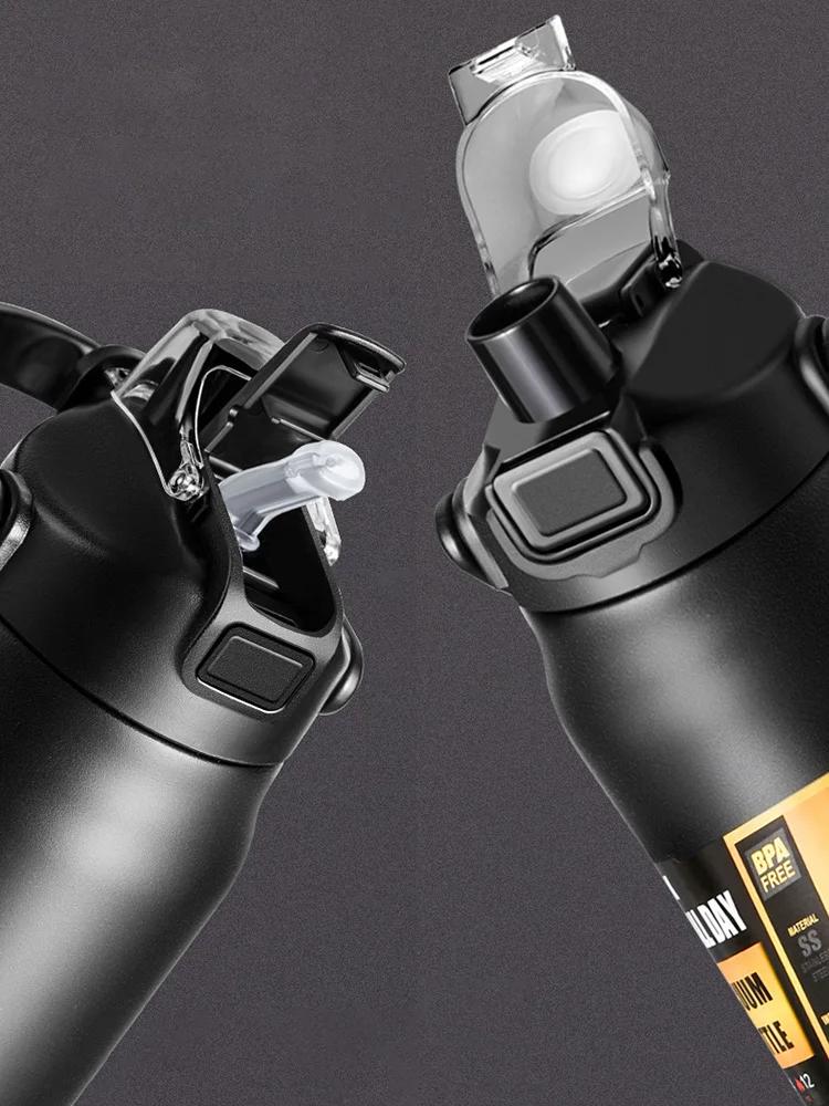Thermos d'extérieur Portable en acier inoxydable 304, tasse thermique, flacons sous vide, bouteille 