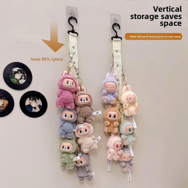 Présentoir de rangement suspendu, mur de poupée pour poupée, porte en peluche pratique derrière la C