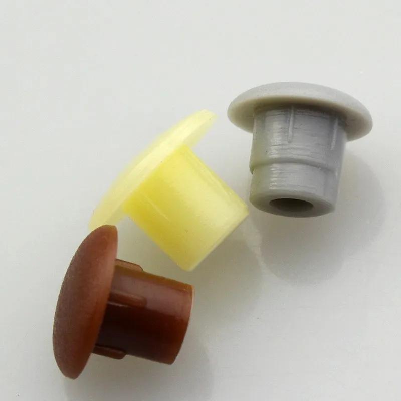 Bouchon à trou en plastique pour embellissement de meubles, 200 pièces, bouchon en caoutchouc, acces