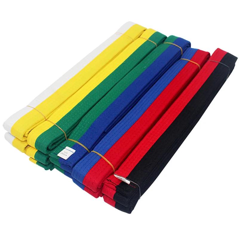 YS05 noir rouge vert jaune ceinture Taekwondo Judo karaté guerre ceinture aléatoire pour enfants adu