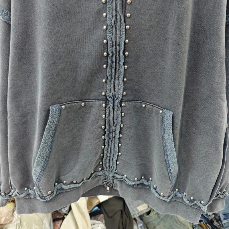 Sweat-shirt à capuche doublé polaire surdimensionné pour homme, veste chaude d'hiver à fermeture écl