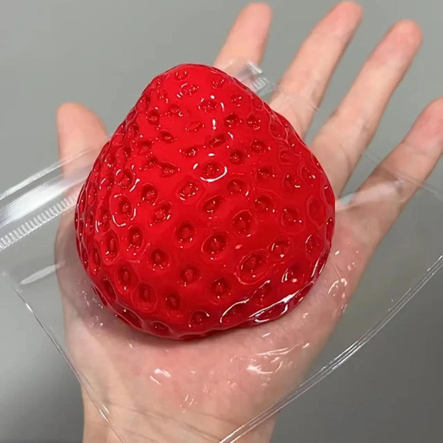 Taba Squishies fraise fruits presser jouets Kawaii collant Stress Fidget jouet cadeau parfait access