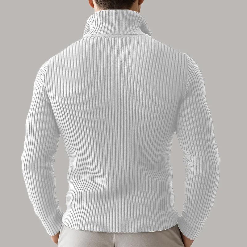 Les nouvelles vestes à fermeture éclair d'automne et d'hiver pour hommes, cardigans amples et décont