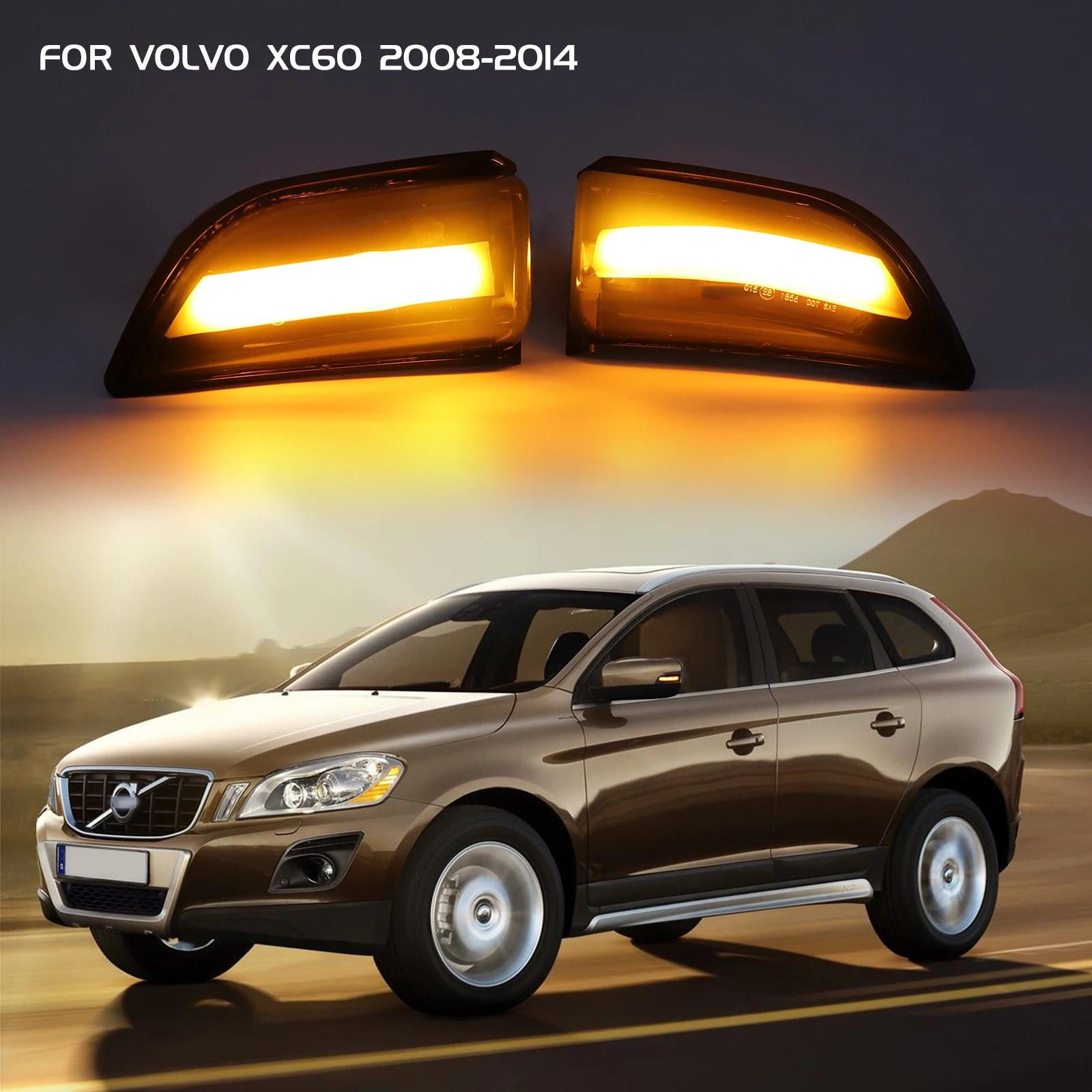 Enquêter de Position Latéral LED Clignotant ociamique, Indicateur pour Volvo XC60 2008 2009 2010 201