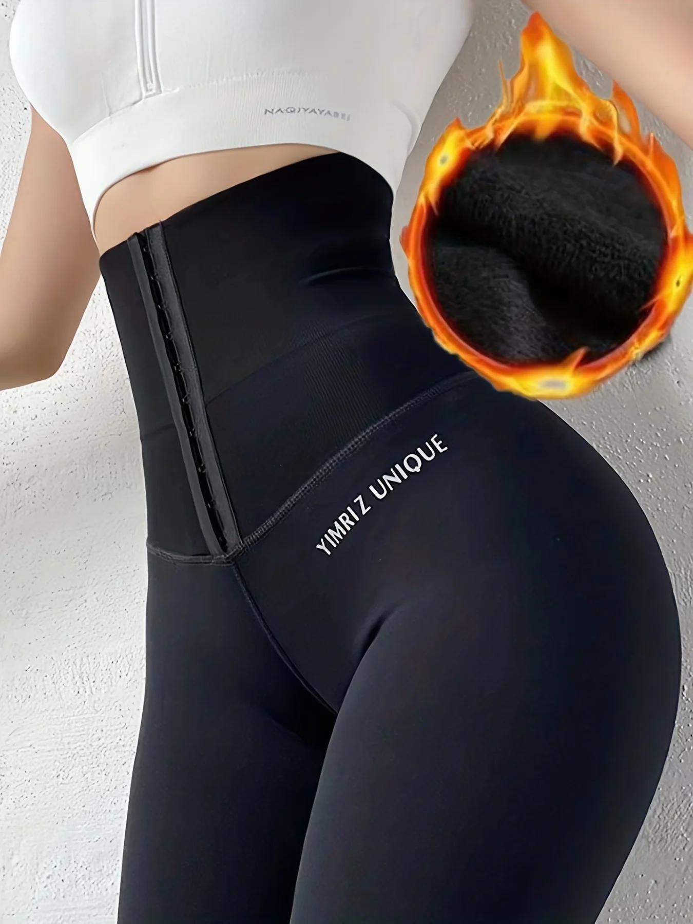 Leggings de taille à ceinture croisée en velours pour femmes portant automne et hiver taille haute v