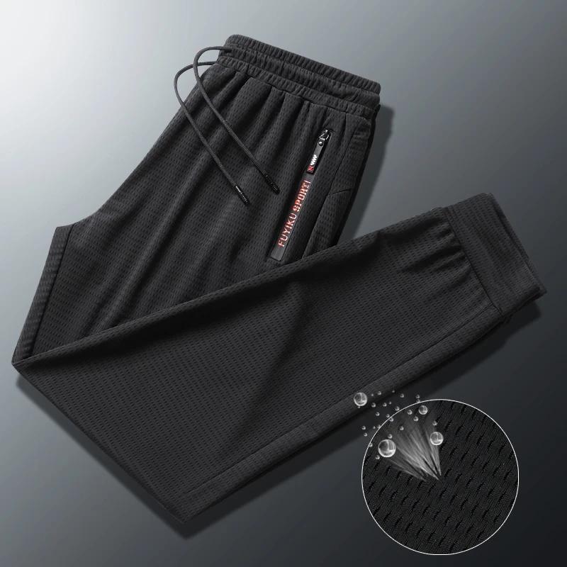 Pantalon de survêtement respirant pour hommes, grande taille 9xl 8xl 7xl, Cool, séchage rapide, en s