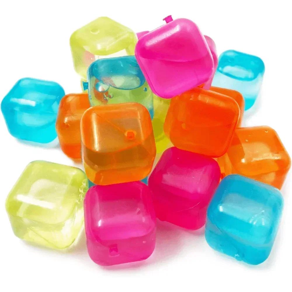 Faux glaçons en plastique réutilisables, congélation rapide, faciles à nettoyer, pour la fabrication
