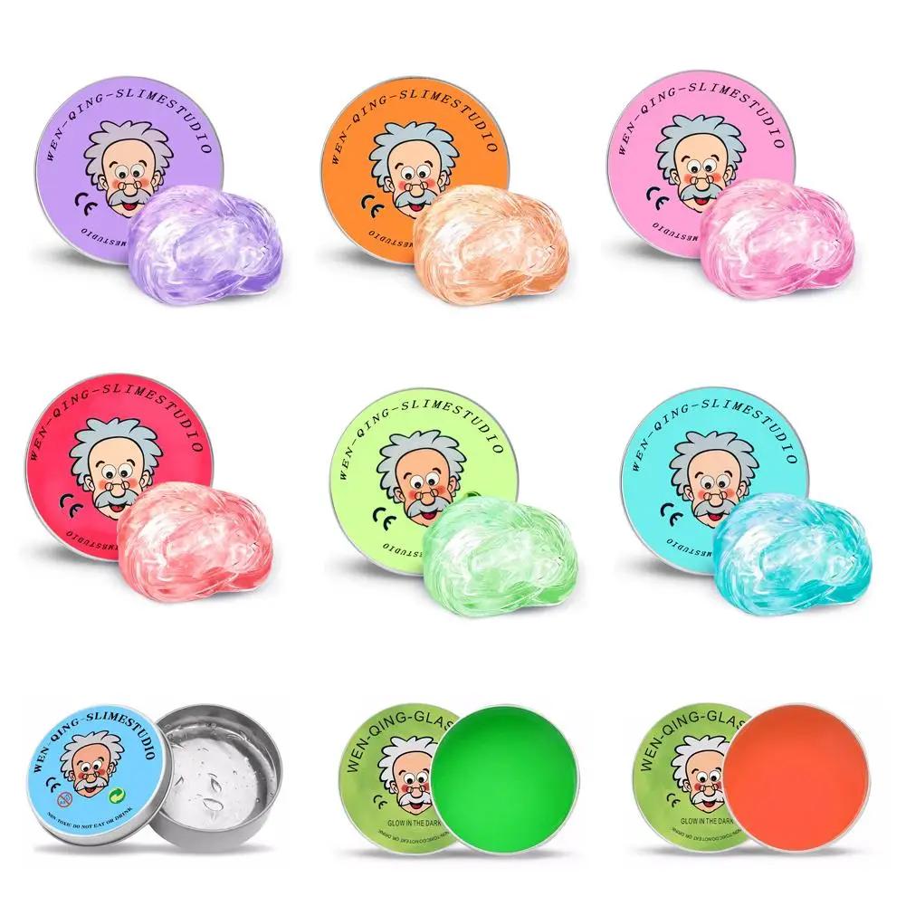 Jouets colorés de décompression liquide Non newtonien pour enfants, composé de modélisation élastiqu