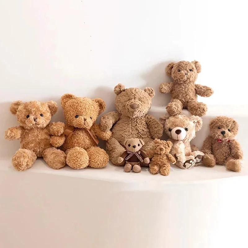 Poupées ours en peluche pour nouveau-né, accessoires de pose de photographie, arrière-plan de poupée