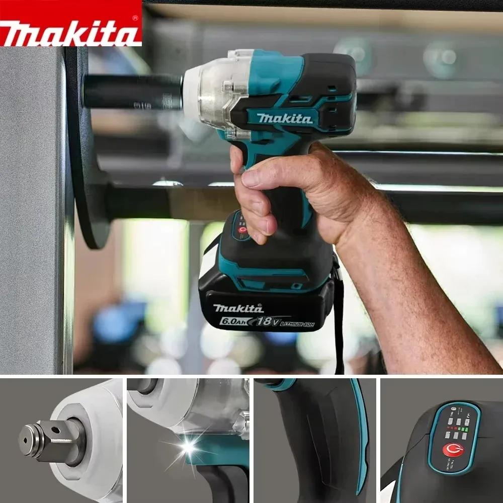 Makita DTW285 clé à chocs à couple élevé, clé à main rechargeable sans fil, outil multifonctionnel à
