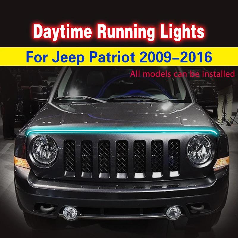 1 pièces 12V LED diurne conduite antibrouillard lampe lumière du jour DRL adapté pour Jeep Patriot 2