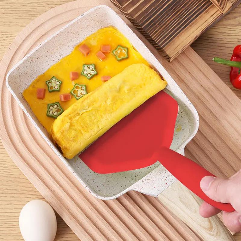 Poêle Tamagoyaki antiadhésive, poêle à œufs pour Omelette japonaise, poêle rectangulaire en rouleau 
