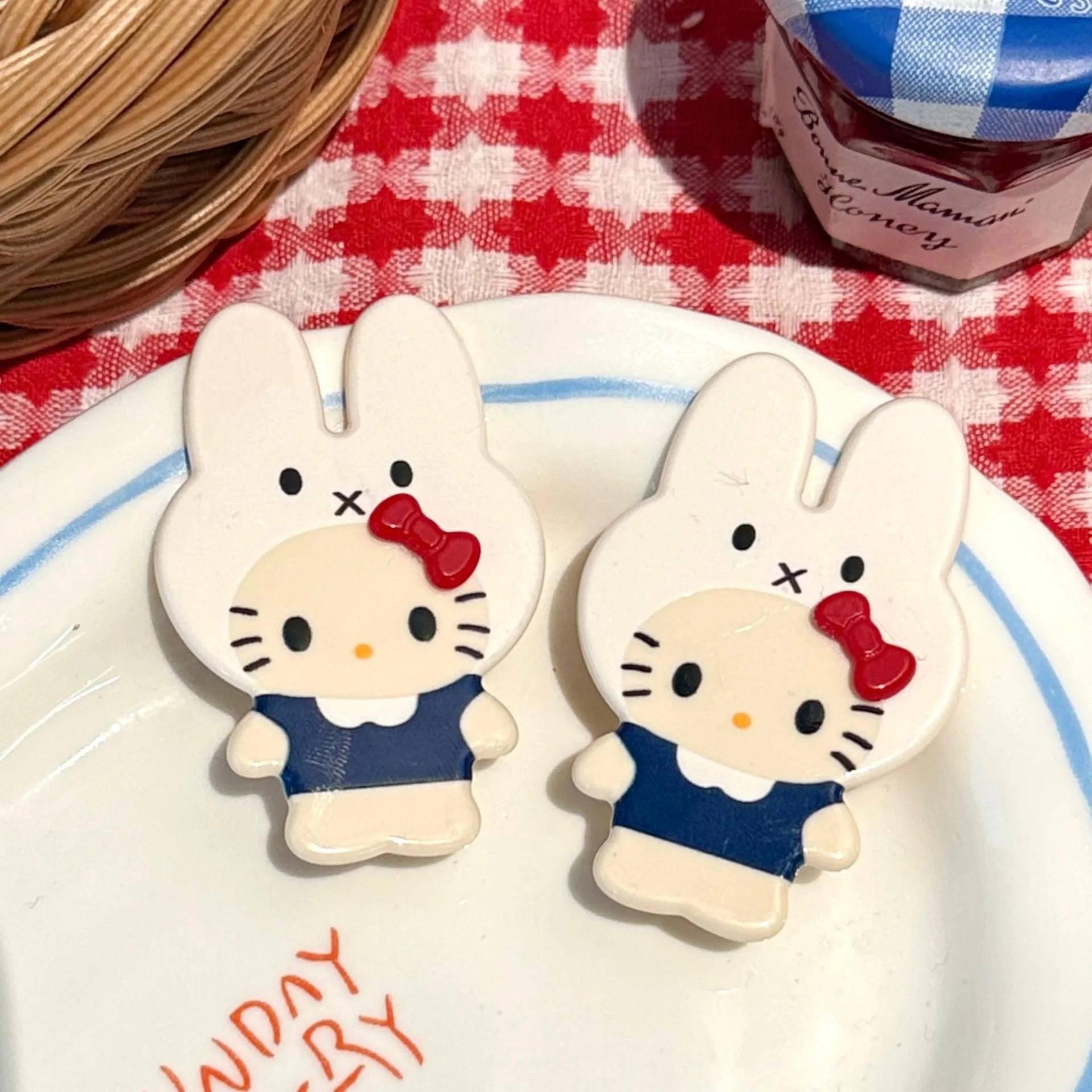 1/3 pièces Sanrio Hello Kitty créatif dessin animé chat épingle à cheveux cheveux accessoires frange