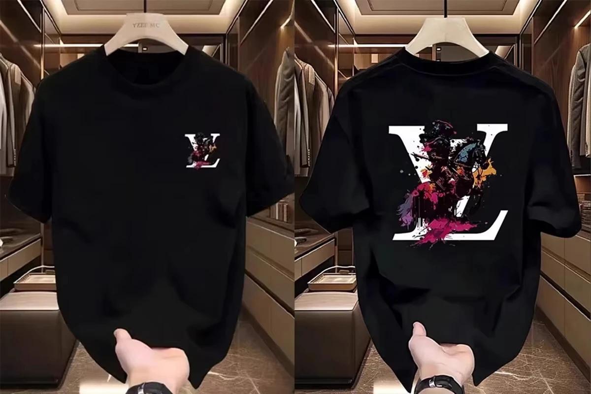 T-shirts à manches courtes pour hommes et femmes, marque tendance coréenne Wave, haut de gamme, à la