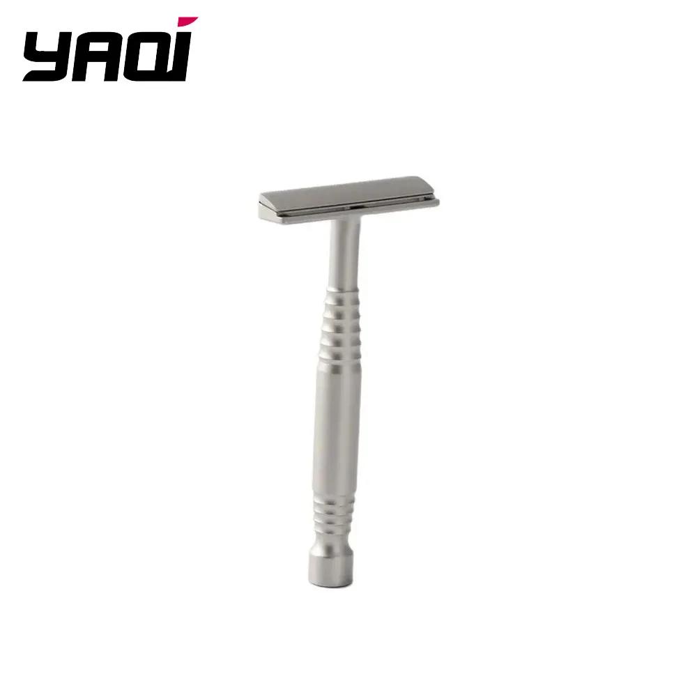 YAQI Remus mat peinture couleur 316 acier inoxydable AC lame à bord unique hommes rasage sécurité ra