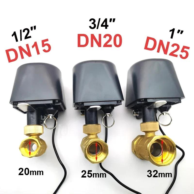 Tuya Zigbee WIFI vanne d'eau intelligente DN15 DN20 DN25 contrôle domotique robinet minuterie prise 