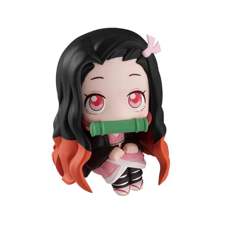 Figurines d'anime Demon Slayer Nezuko Tanjirou Zenitsu Inosuke Kyoujurou Kanawo Figurines d'action M