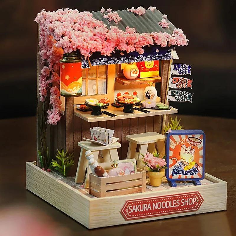 Mini maison de poupée Miniature, Kit de bricolage pour petite maison, jouets de salle de fabrication