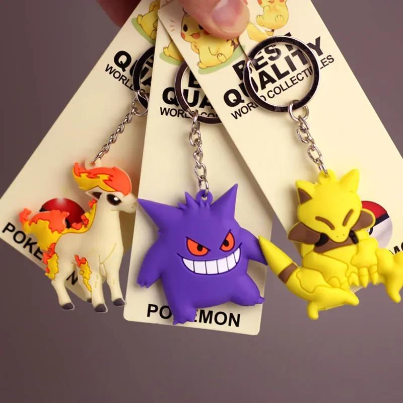 Porte-clés Pokemon Pikachu, jouet figurine d'action, dessin animé Kawaii, mode Charmander Psycanard,