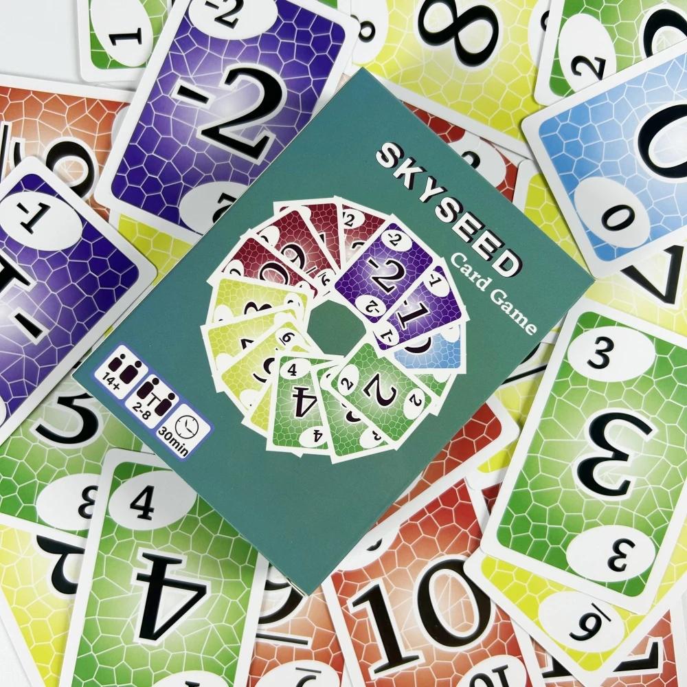 Skyseed jeu de cartes 150 cartes à jouer jeu de société pont Exploration amusante édition d'action c