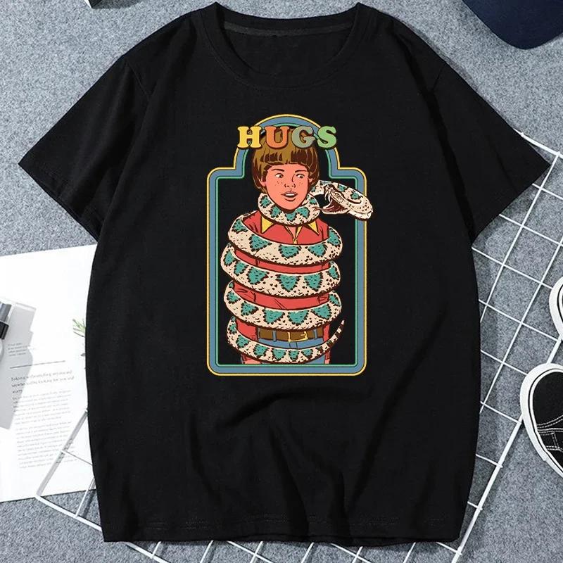Classique Vintage années 90 t-shirt femmes hommes Grim Evil série hauts nostalgie effrayant Alien su