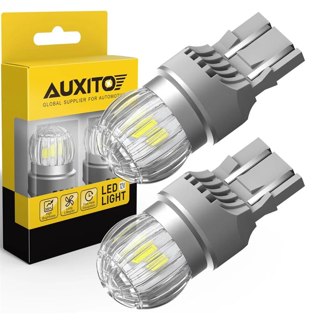AUXITO 2 pièces T20 LED 7440 WY21W W21W ampoule LED 7443 W21/5W LED rouge blanc Super lumineux feu d