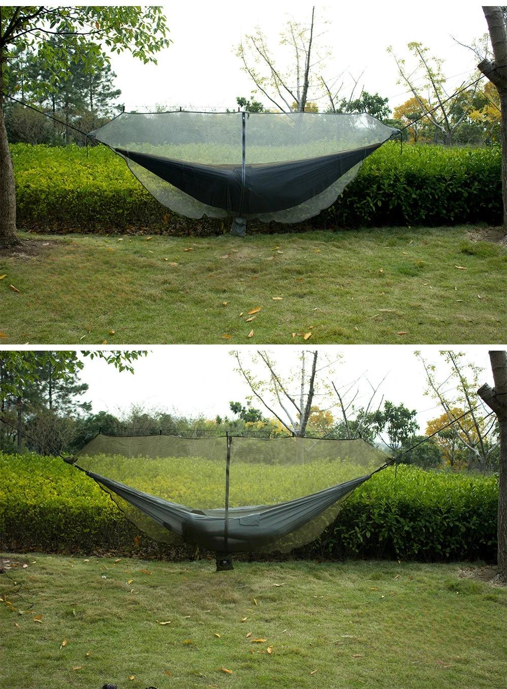 Moustiquaire de voyage légère, portable, équipement de camping en plein air, hamac
