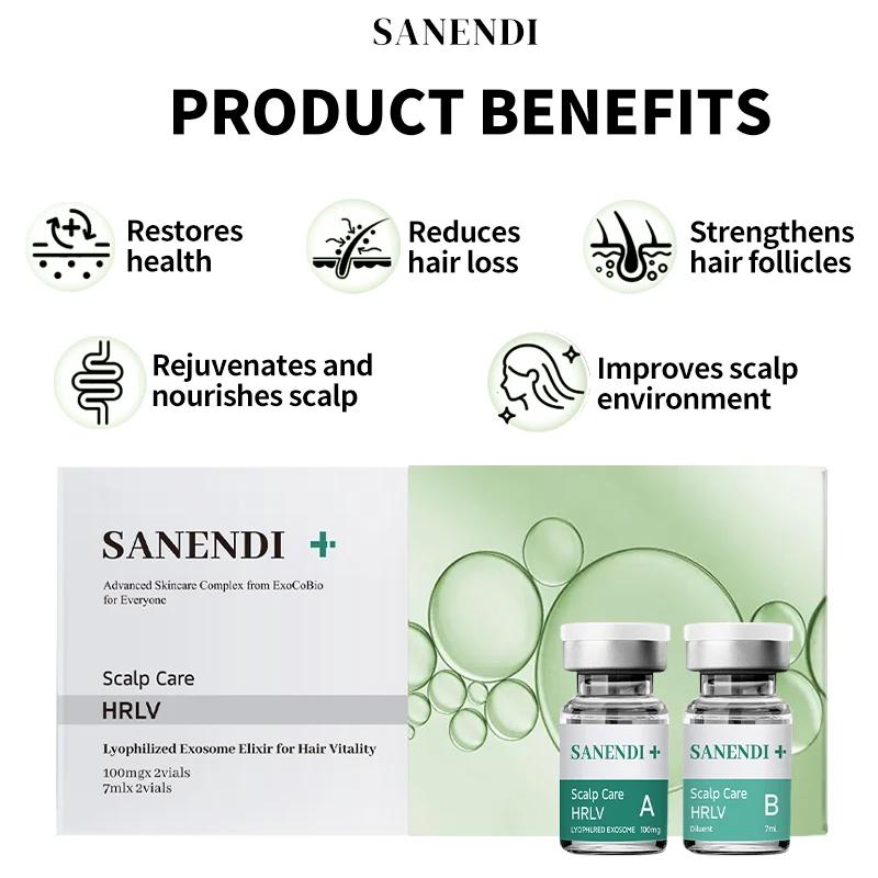 Exobio Meso sérum pour une croissance rapide des cheveux Anti perte de cheveux Kit ASCE + SCALP CARE