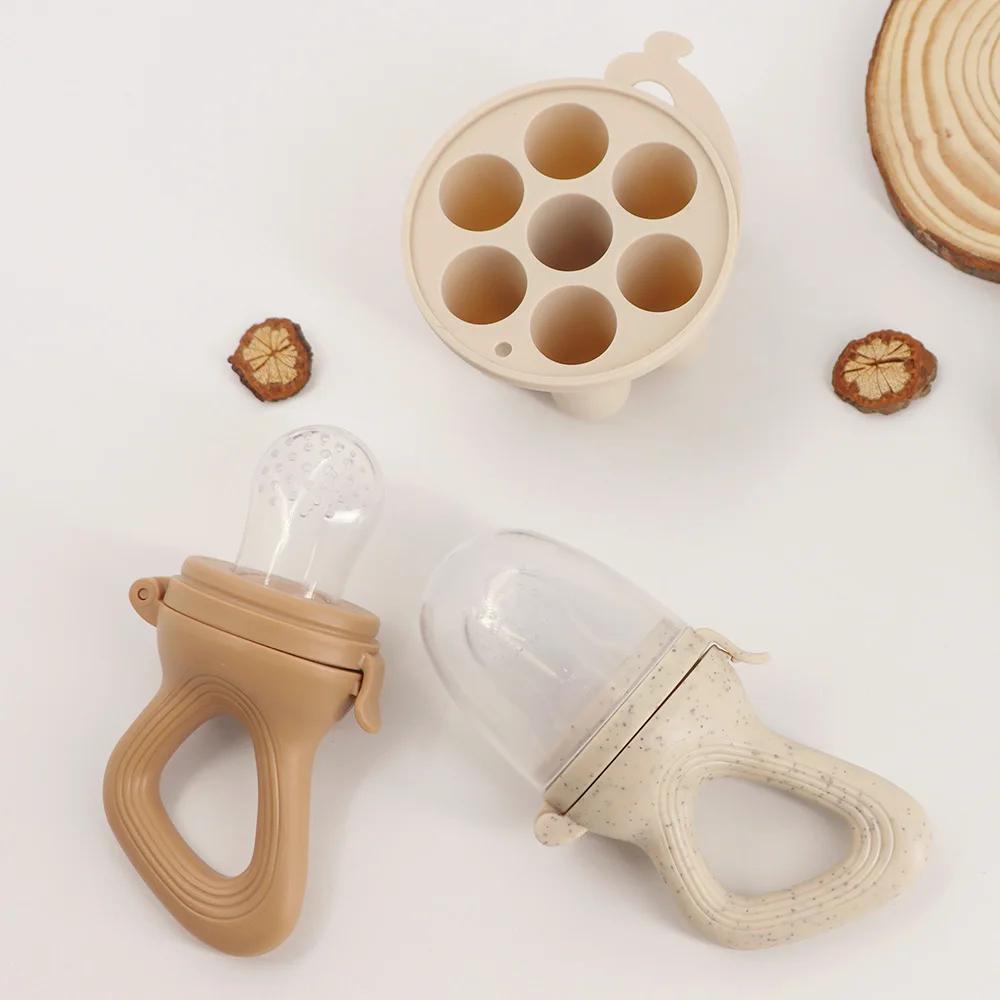 TeWindsor-Sucette en silicone pour bébé, mangeoire à fruits pour bébé, congélateur de nourriture, en