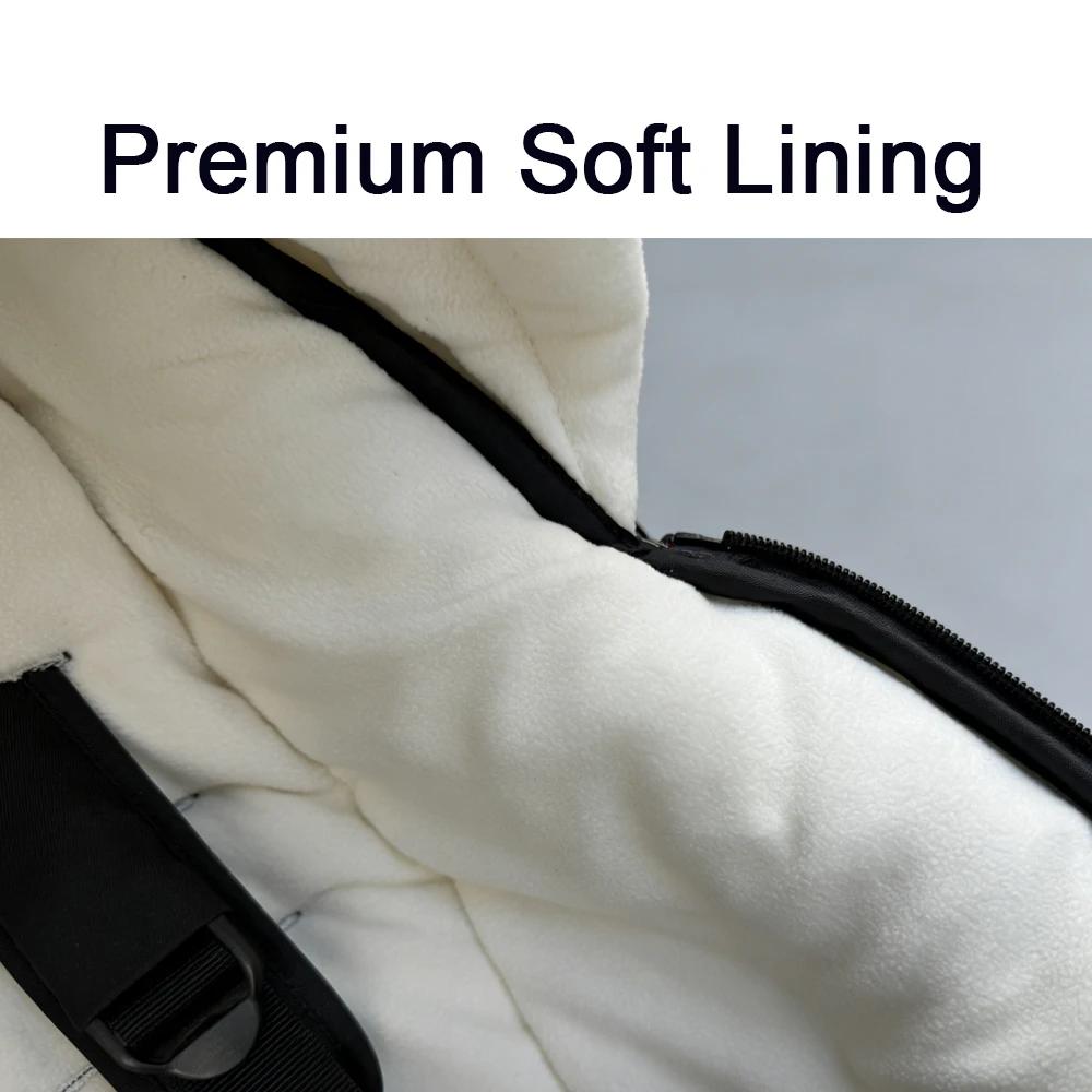 Chancelière chaude pour poussette à doublure douce de qualité supérieure |   Accessoires de poussett