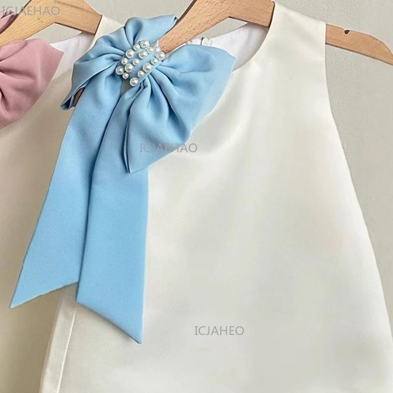 Nouvelle Robe de Princesse pour Filles, Jupe Évasée, Tenue de Cérémonie Mignonne et Élégante pour En