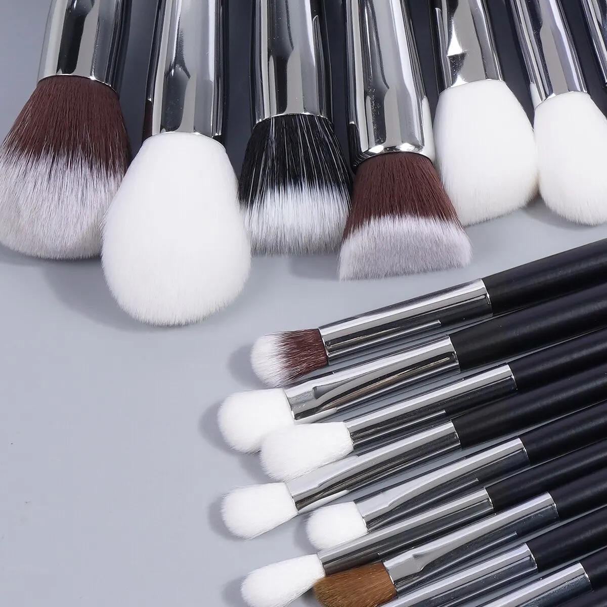 Ensemble de pinceaux de maquillage professionnels, 30 pièces, outils de beauté cosmétiques, fond de 