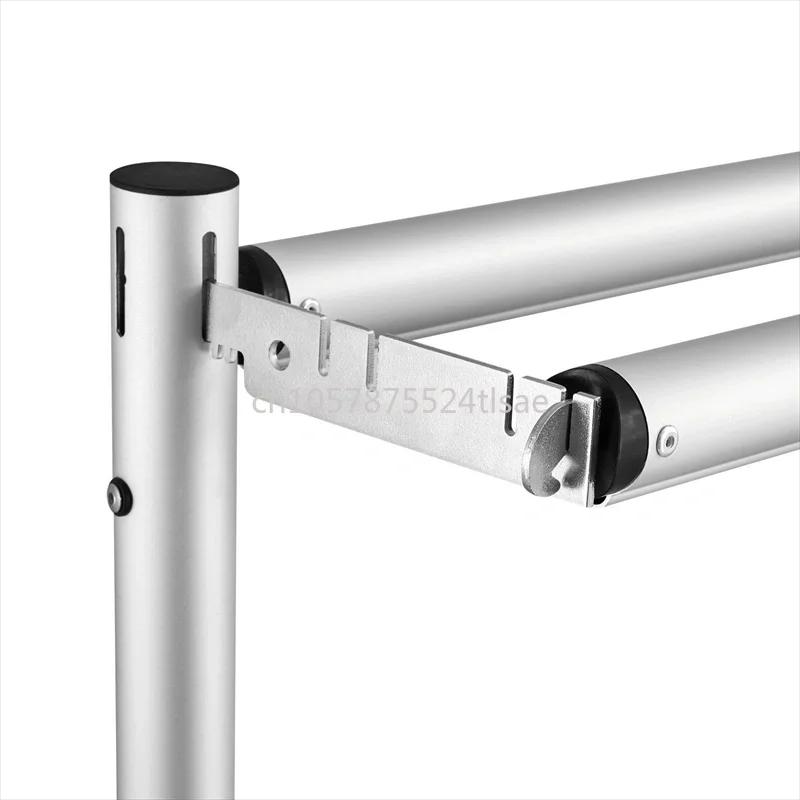 Arc carré de mariage 10x10 pieds, cadre de fond de gaze, support à Double tige en alliage d'aluminiu