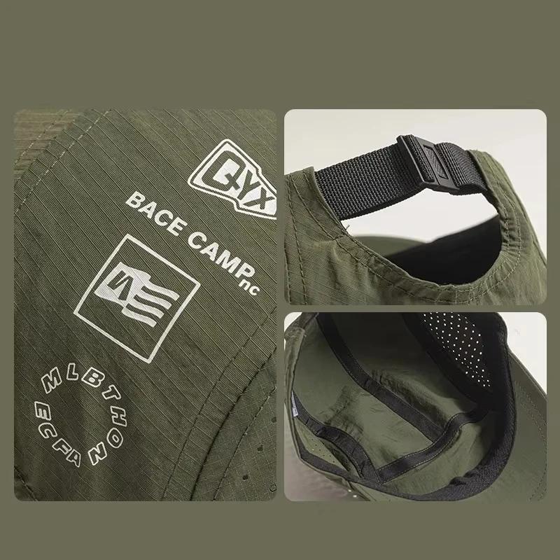 Casquette de baseball unisexe respirante 1 pièce, casquette de golf respirante coupe-vent pour campi