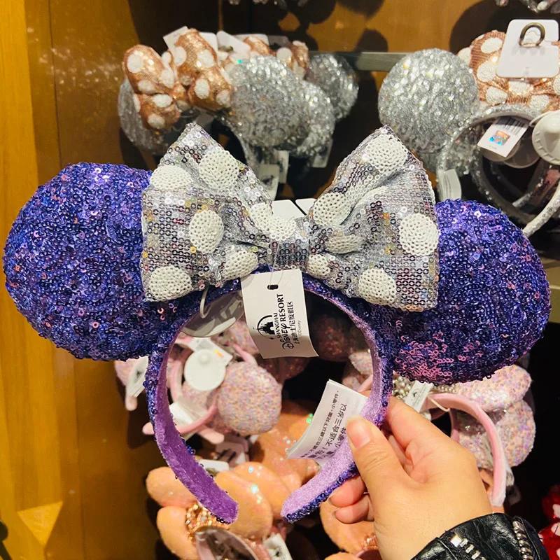 Disney Mickey Minnie oreilles Mulan bandeau oeufs de pâques cheveux cerceau Cosplay bandeau Disneyla