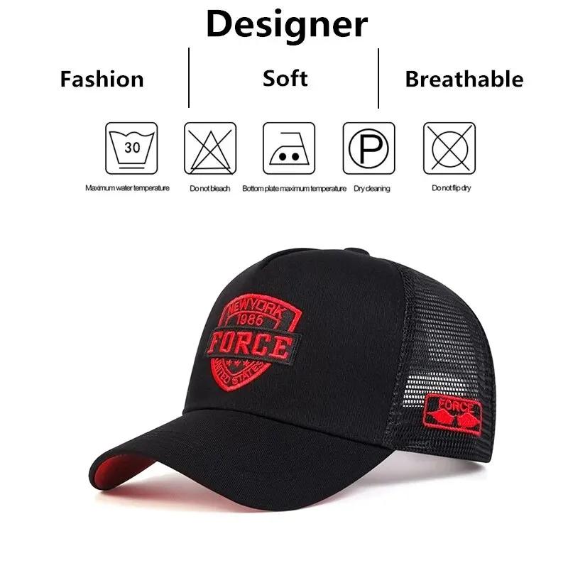Casquette de Baseball en maille pour hommes et femmes, chapeau de Sport de plein air avec lettres, u