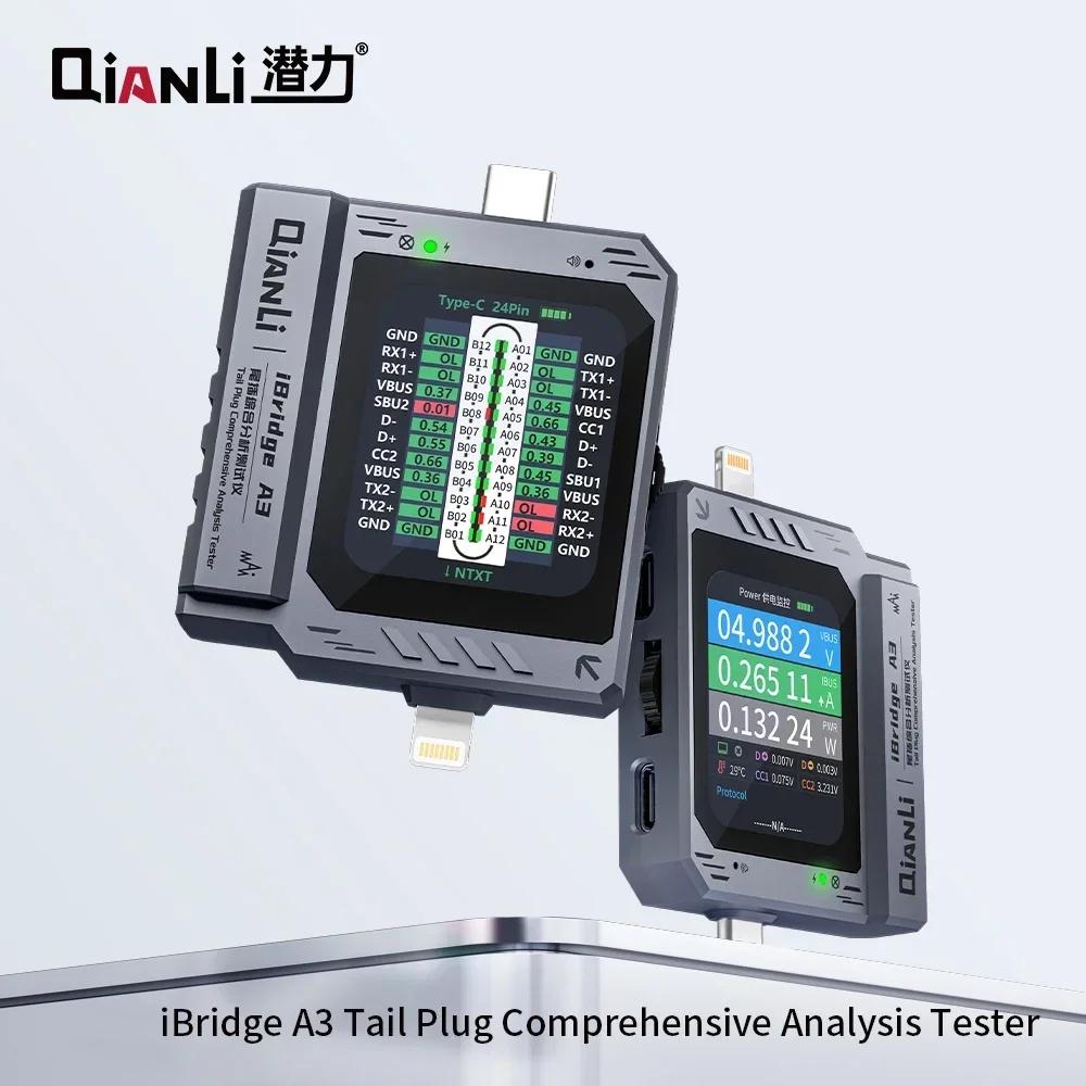 QIANLI iBridge A3 détecteur de prise arrière de téléphone portable Support des dispositifs d'interfa