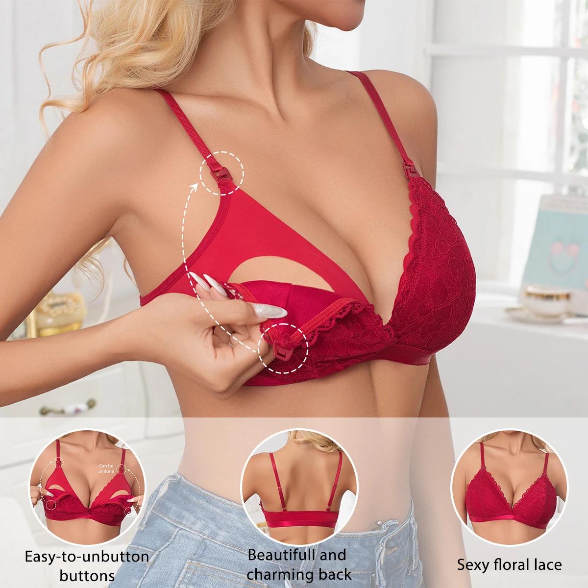Soutien-gorge d'allaitement maternité avant ouvert sous-vêtements féminins soutien-gorge d'allaiteme