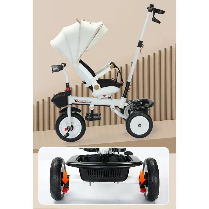 Tricycle pliable pour enfants, chariot assis et allongé, Anti-renversement, vélo pour bébé de 1 à 6 