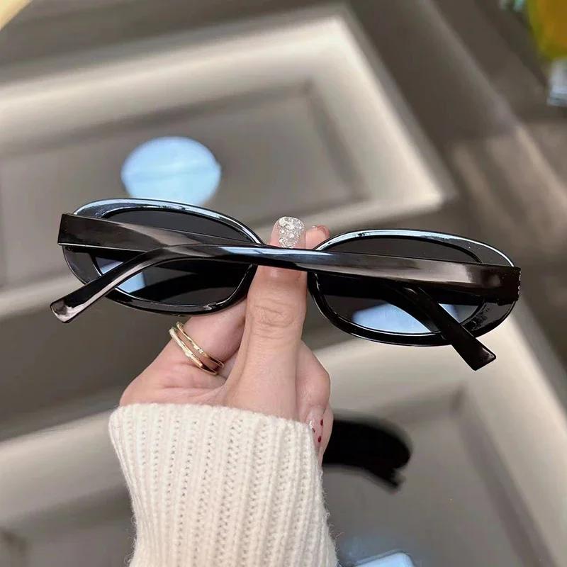 Nouveau ovale Vintage lunettes De soleil femmes marque De luxe concepteur mode lunettes De soleil fe