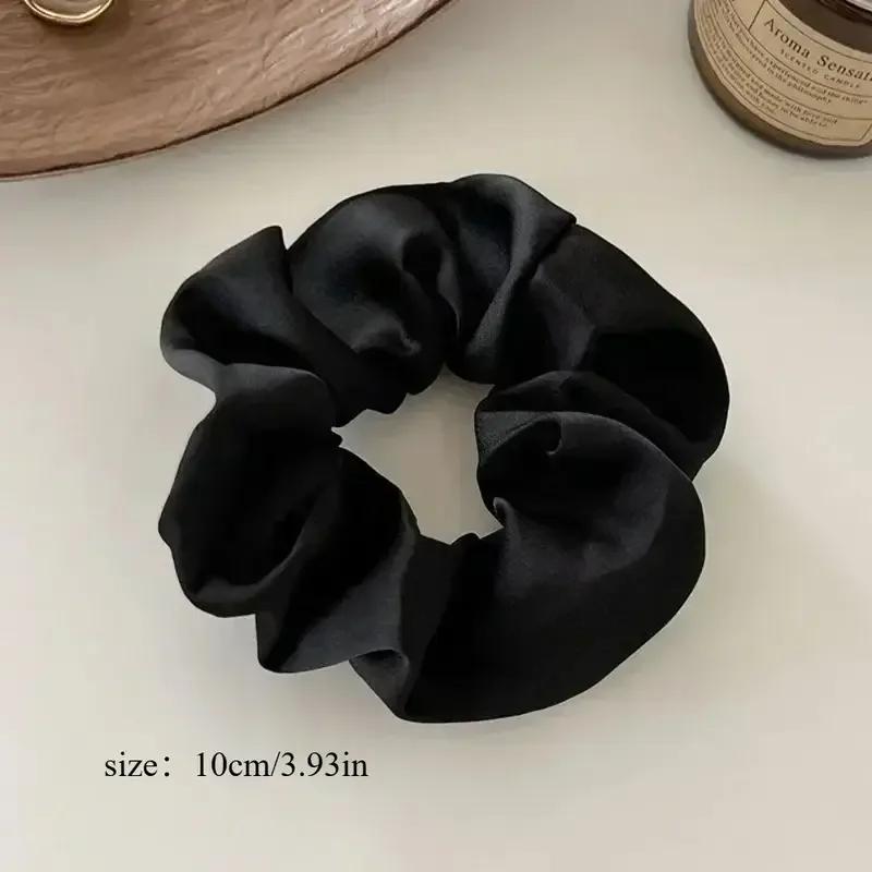 6 pièces chouchous en Satin bandes de cheveux élastiques attaches de cheveux en Satin/velours chouch