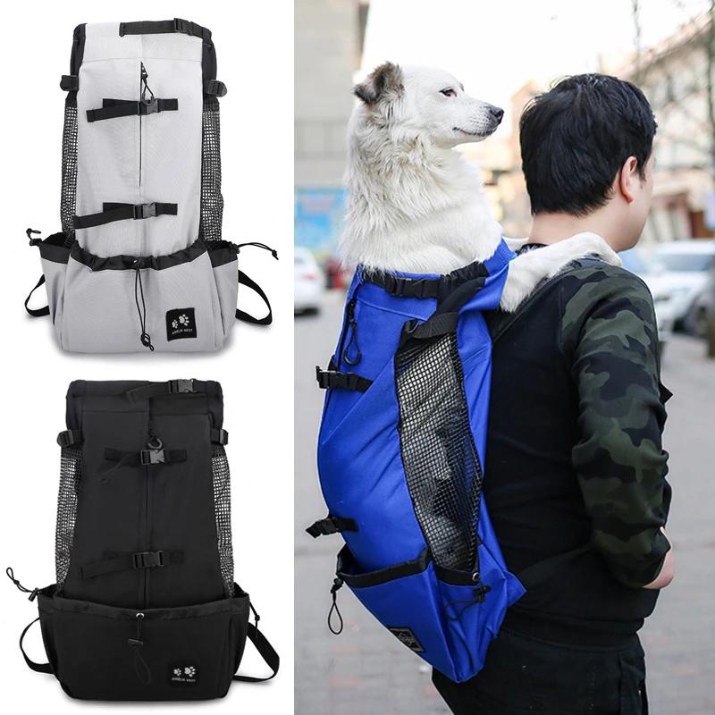 Sac à dos de transport pour animaux de compagnie, pour voyages, promenades et conduite, pour chiens 